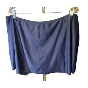 Del Raya Swimwear NWT Navy Blue Womens Pull On Swim Skirt Sz 24W